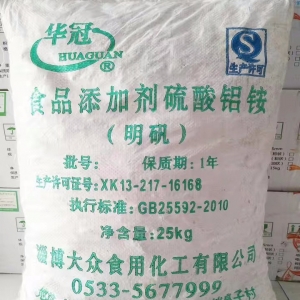 食品級(jí)明礬，KAl(SO?)?·12H?